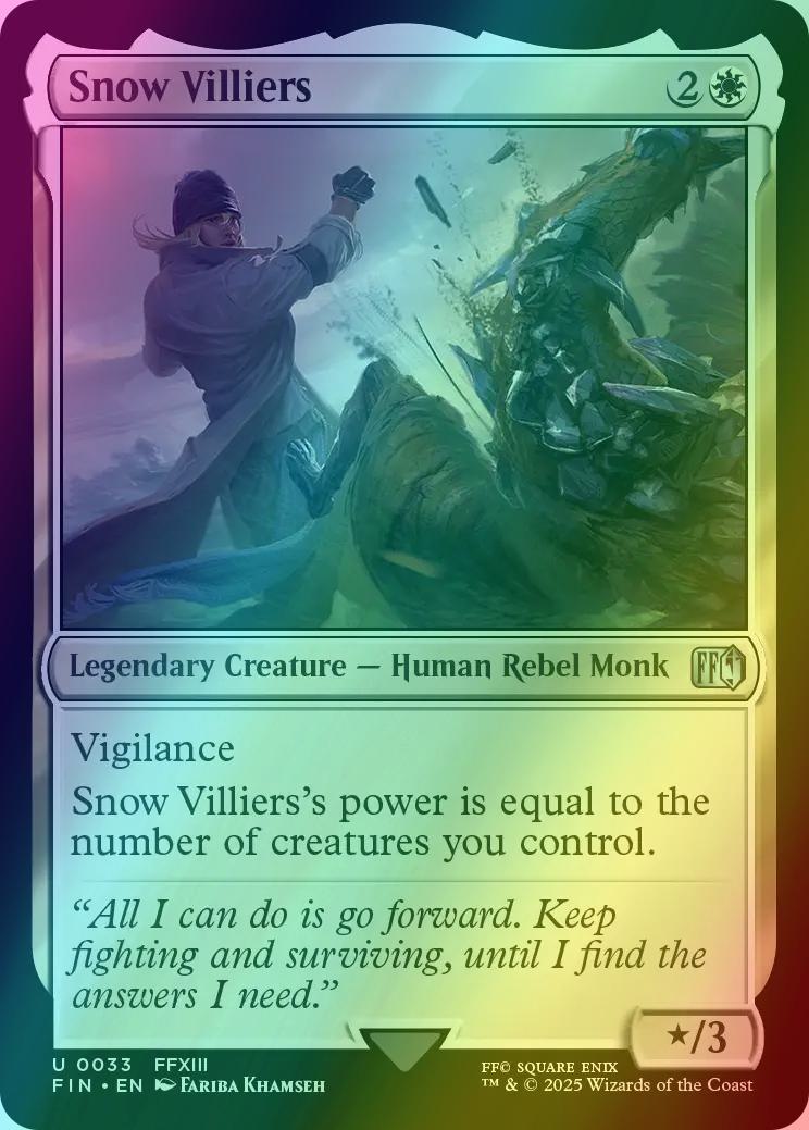 Snow Villiers [33] [FINAL FANTASY] [Foil] – Face to Face Games