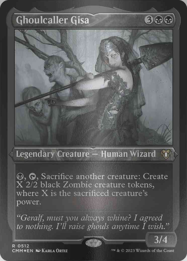 Ghoulcaller Gisa [512] [Commander Masters] [Etched Foil] – Face to Face  Games