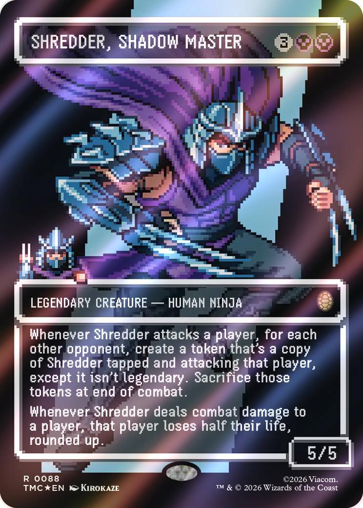 Shredder, Shadow Master [88] [Borderless] [Pixel] [Teenage Mutant Ninja  Turtles Eternal] [Surge Foil] – Face to Face Games