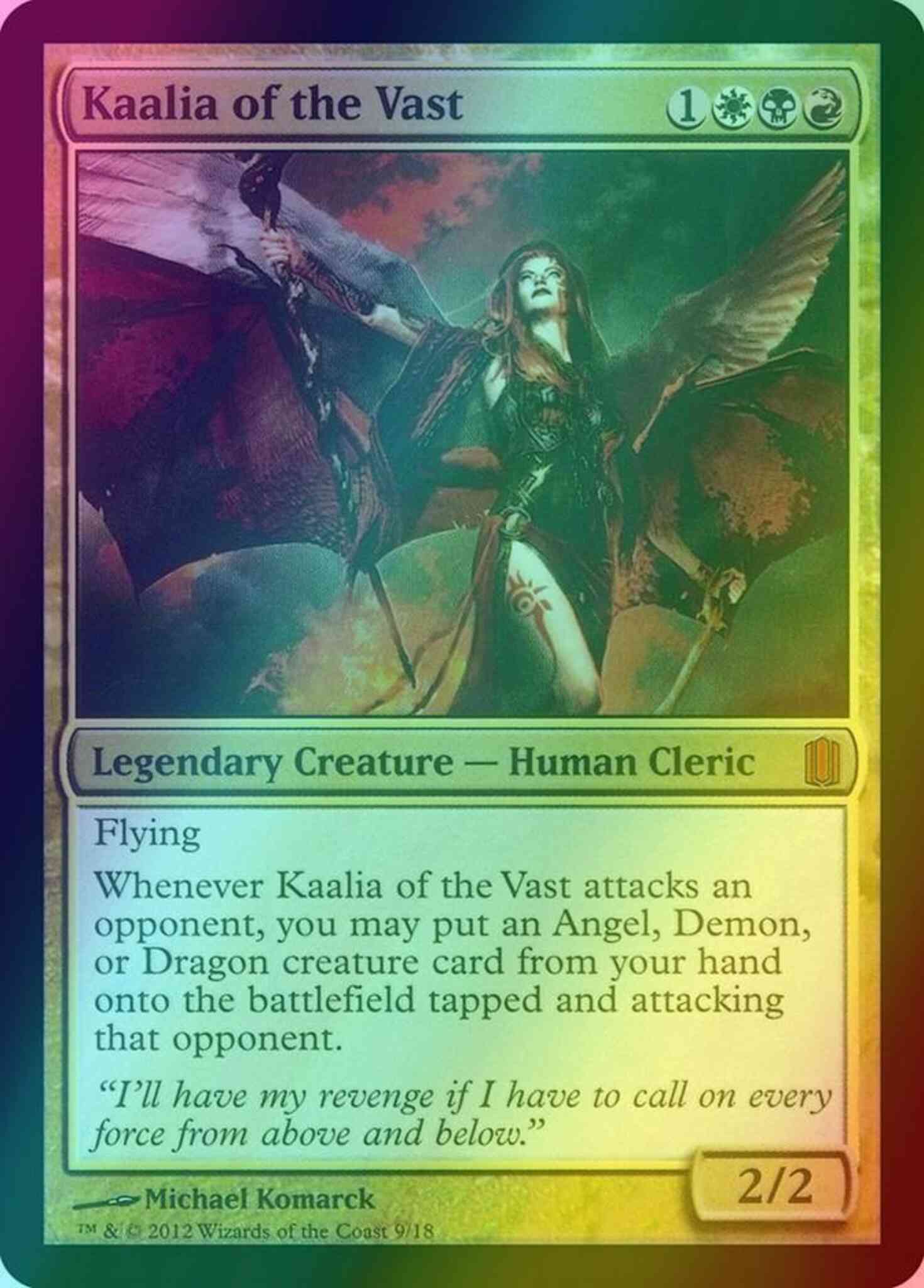 Kaalia of the Vast [9] [Commander's Arsenal] [Foil] – Face to Face Games