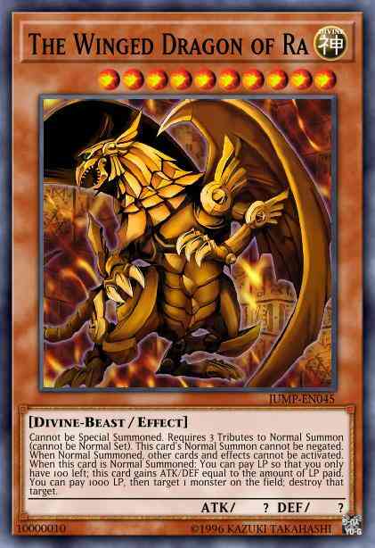 The Winged Dragon of Ra - JMPS-EN006 - Ultra Rare - Limited
