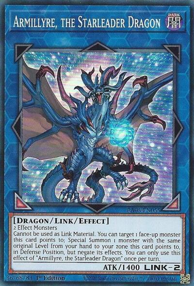 Armillyre, the Starleader Dragon - RA05-EN055 - Super Rare - 1st Edition