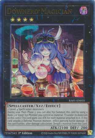 Downerd Magician - RA01-EN035 - Prismatic Collector's Rare - 1st Edition