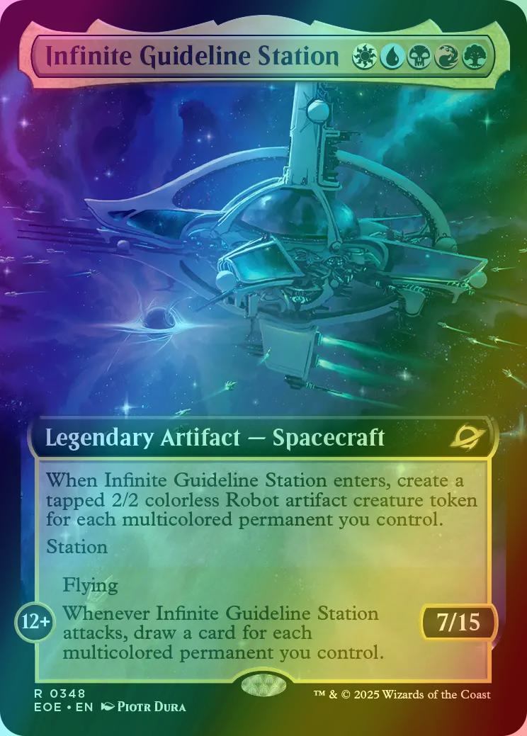 Infinite Guideline Station [348] [Extended Art] [Edge of Eternities] [Foil] – Face to Face Games