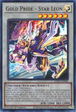 Gold Pride - Star Leon - PHHY-EN089 - Ultra Rare - 1st Edition