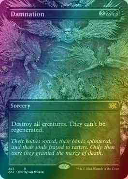 Damnation [353] [Borderless] [Double Masters 2022] [Foil] – Face to Face  Games