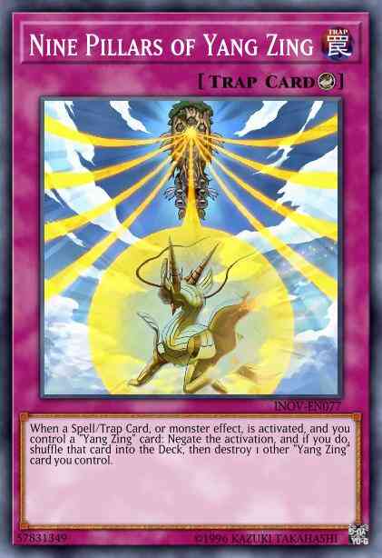 Nine Pillars of Yang Zing - INOV-EN077 - Rare - Unlimited