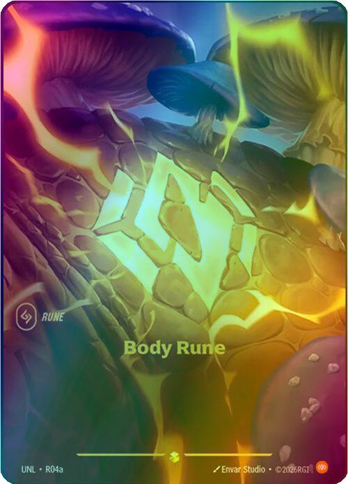 Body Rune (Alternate Art) - R04a [Unleashed] [Foil] – Face to Face