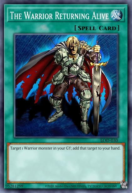 The Warrior Returning Alive - DP1-EN016 - Common - 1st Edition