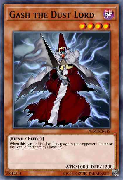 Gash the Dust Lord - NUMH-EN015 - Super Rare - 1st Edition