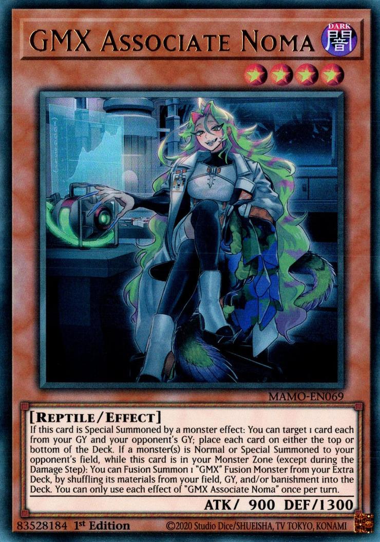 GMX Associate Noma - MAMO-EN069 - Ultra Rare - 1st Edition