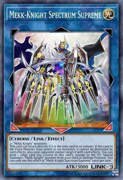 Mekk-Knight Spectrum Supreme - EXFO-EN047 - Ultra Rare - 1st Edition