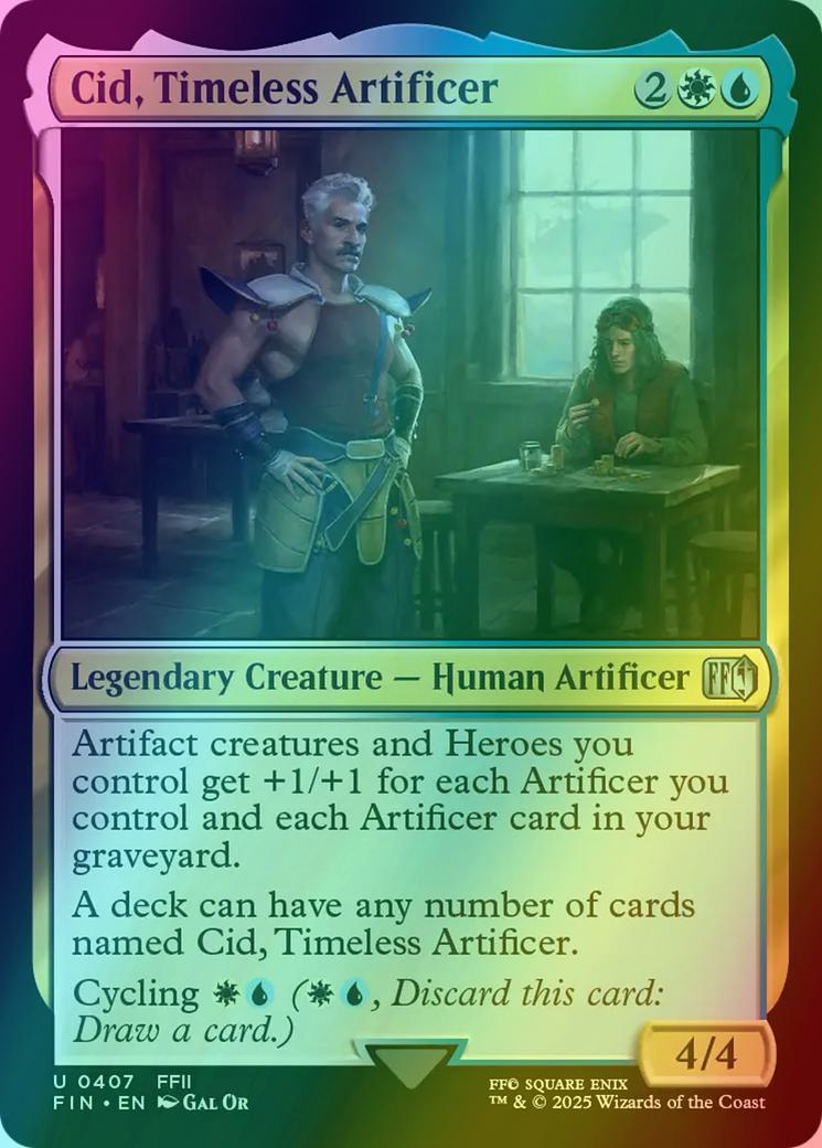 Cid, Timeless Artificer [407] [FFII] [FINAL FANTASY] [Foil] – Face to Face  Games
