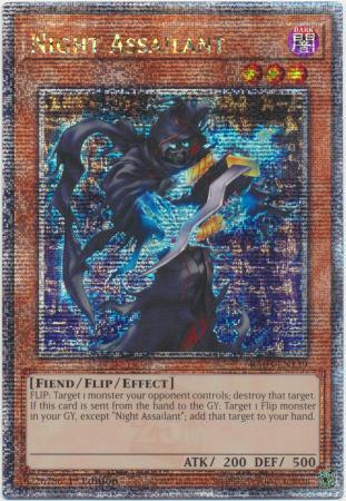 Night Assailant - RA03-EN139 - Quarter Century Secret Rare - 1st Edition