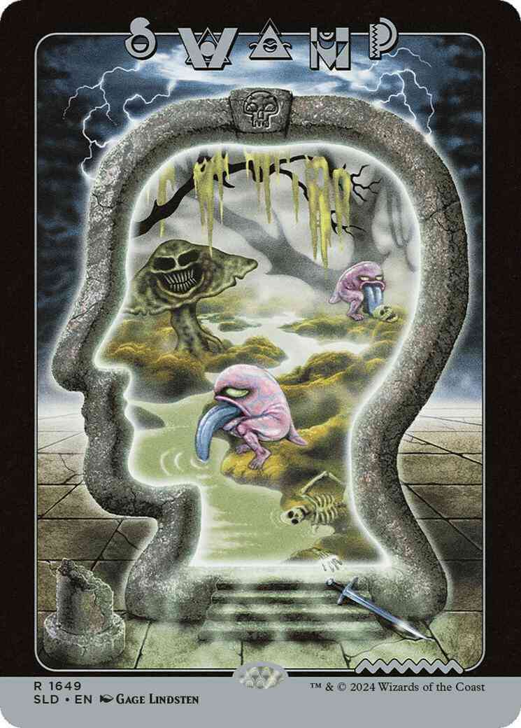 braindead mtg cards Swamp [1649] [Full Art] [Brain Dead: Lands] [Secret Lair Drop] [Foil] –  Face to Face Games