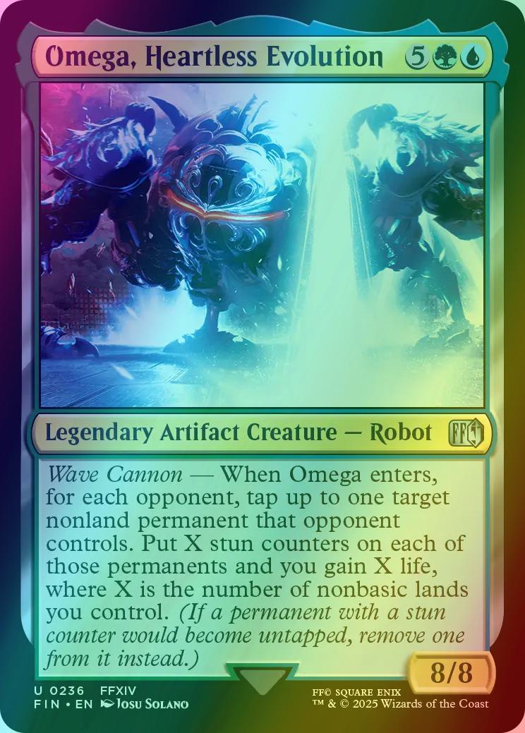 mtg final fantasy kimahri Omega, Heartless Evolution [236] [FINAL FANTASY] [Foil] – Face to Face Games