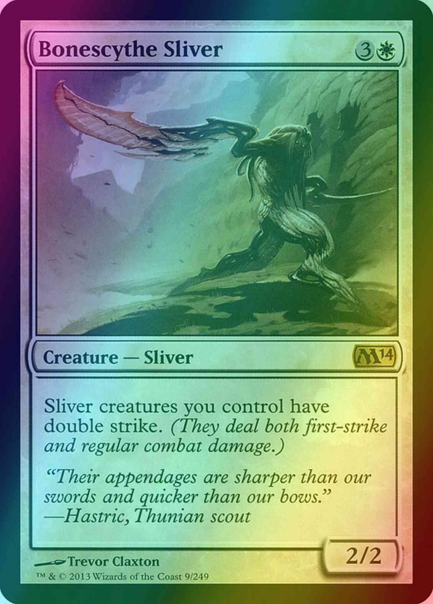 Bonescythe Sliver [9] [Magic 2014] [Foil] – Face to Face Games
