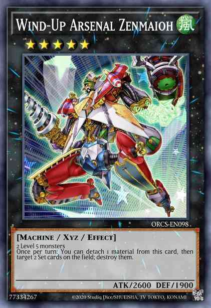 Wind-Up Arsenal Zenmaioh - ORCS-EN098 - Secret Rare - 1st Edition