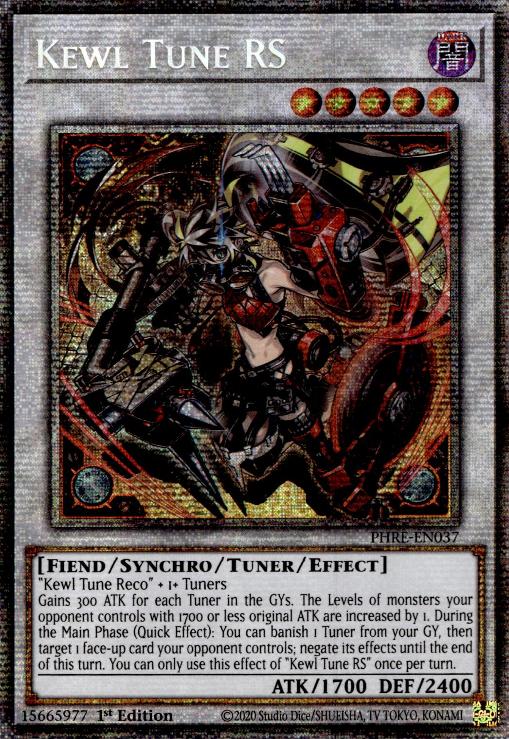 Kewl Tune RS - PHRE-EN037 - Starlight Rare - 1st Edition