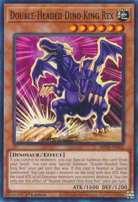 Double-Headed Dino King Rex - MP24-EN362 - Common - 1st Edition