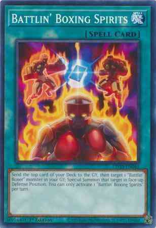 Battlin' Boxing Spirits - LD10-EN045 - Common - 1st Edition