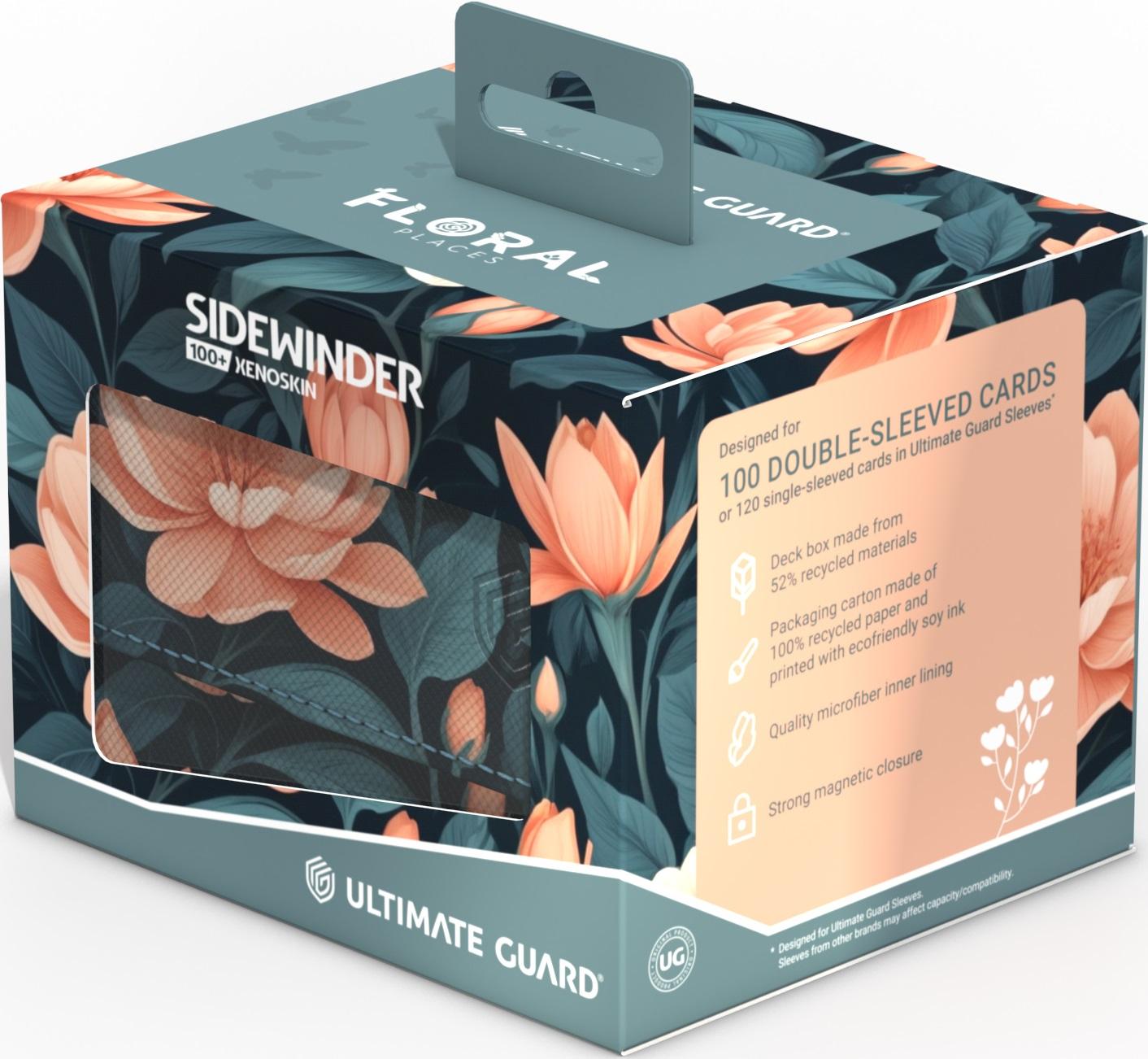 Ultimate Guard Sidewinder XenoSkin Floral Deck Case - 100+ - Quiet Glade