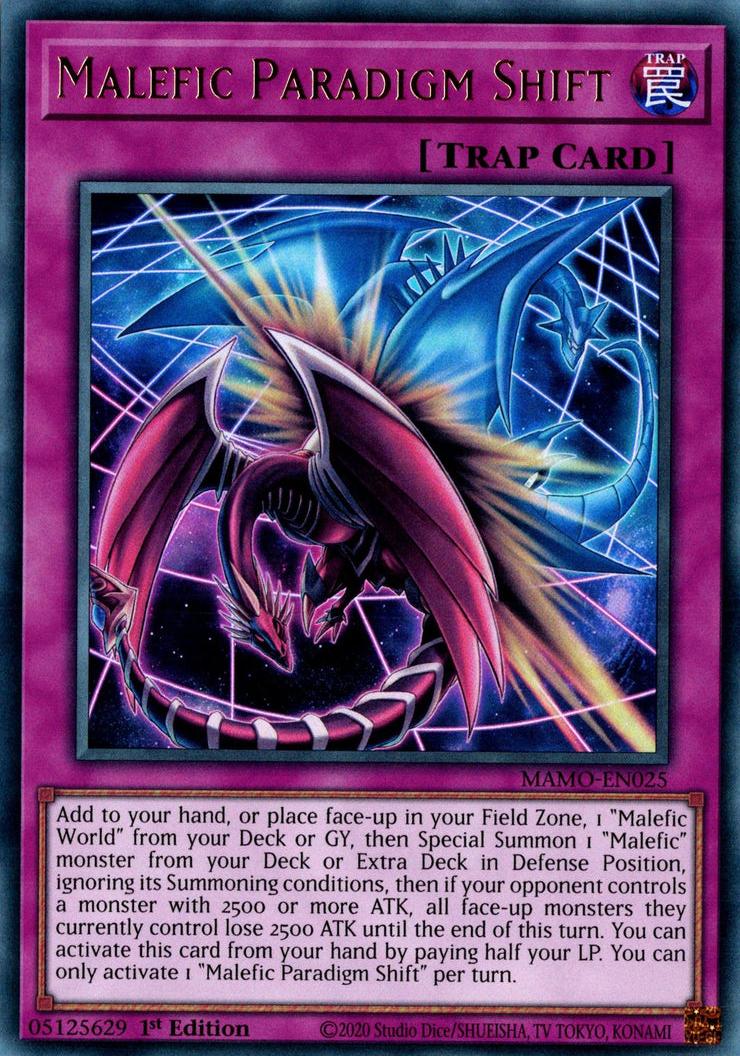 Malefic Paradigm Shift - MAMO-EN025 - Ultra Rare - 1st Edition