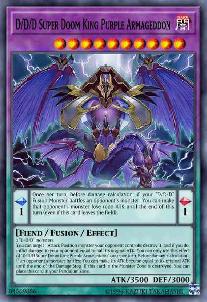 D/D/D Super Doom King Purple Armageddon - SOFU-EN096 - Common - 1st Edition