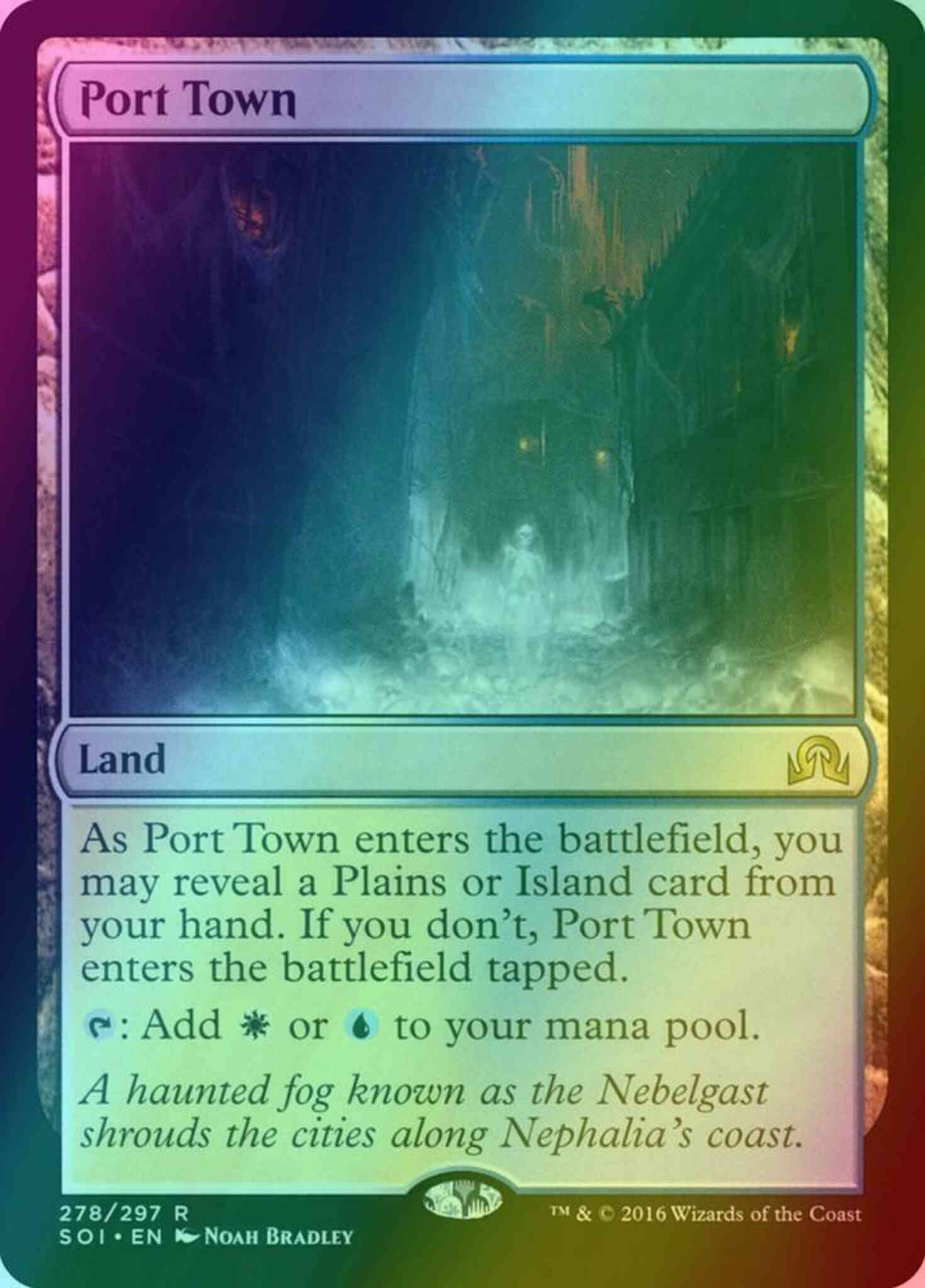 mtg aetherdrift most valuable cards Port Town [278] [Shadows over Innistrad] [Foil] – Face to Face Games