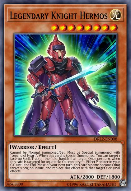 Legendary Knight Hermos - DRL2-EN008 - Secret Rare - 1st Edition