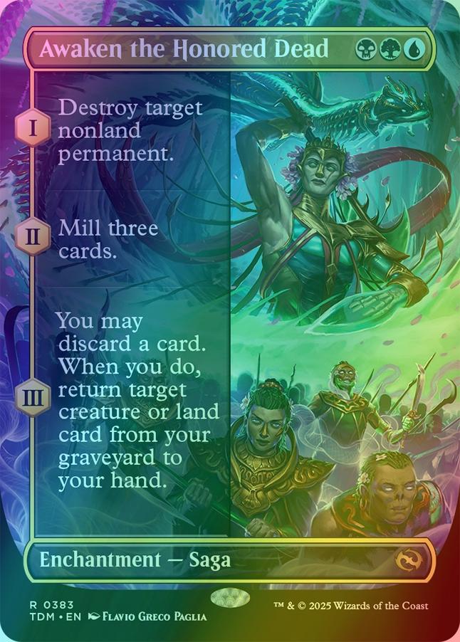 Awaken the Honored Dead [383] [Borderless] [Tarkir: Dragonstorm] [Foil] –  Face to Face Games