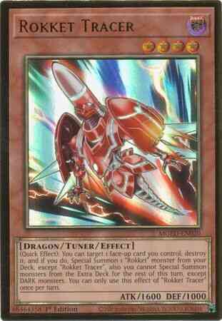 Rokket Tracer - MGED-EN020 - Premium Gold Rare - 1st Edition