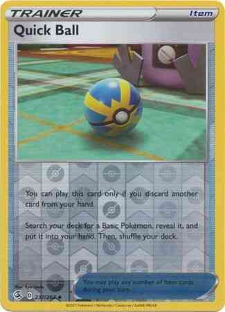 pokemon card quick ball Quick Ball - 237/264