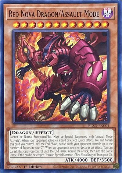 Red Nova Dragon/Assault Mode - BLZD-EN004 - Common - 1st Edition