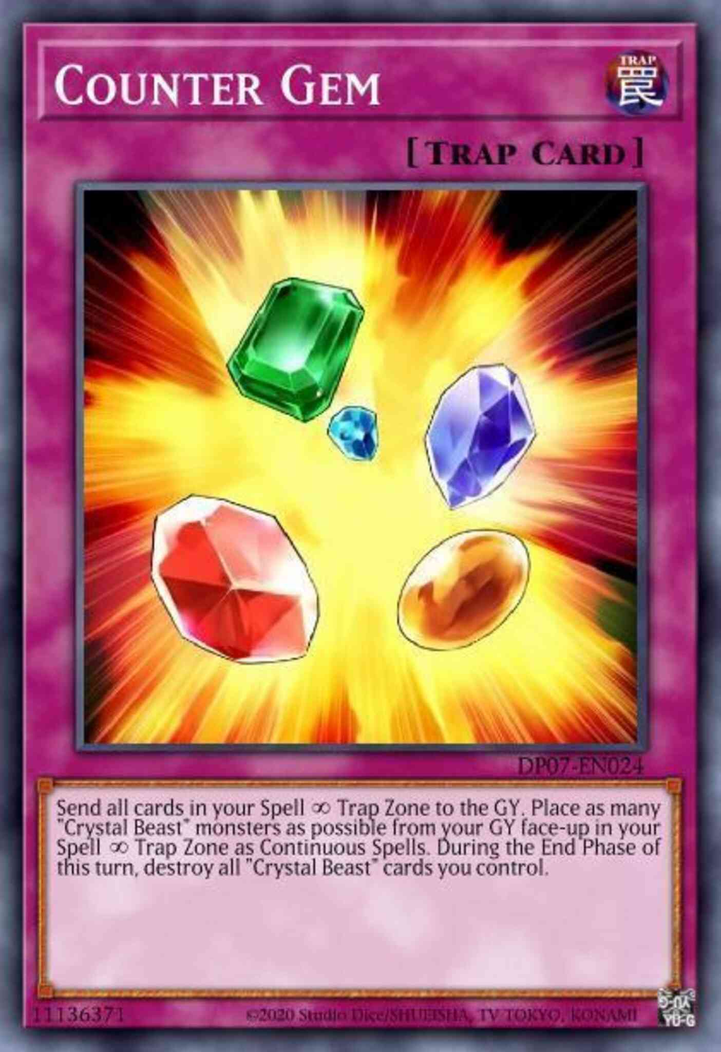 Counter Gem - DP07-EN024 - Ultra Rare - 1st Edition