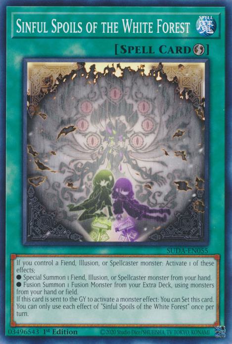 Sinful Spoils of the White Forest - SUDA-EN055 - Common - 1st Edition