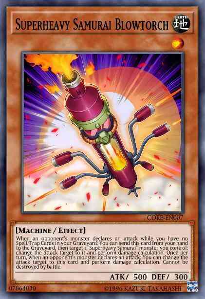 Superheavy Samurai Blowtorch - MP16-EN053 - Common - 1st Edition