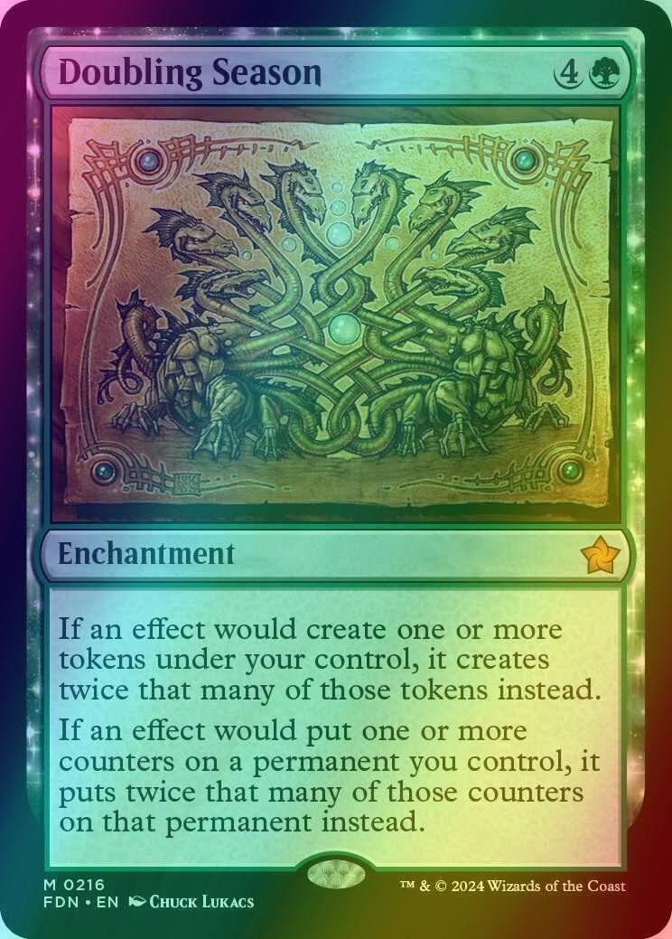 Doubling Season [216] [Foundations] [Foil] – Face to Face Games