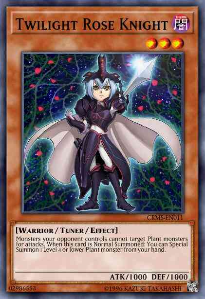 Twilight Rose Knight - CRMS-EN011 - Super Rare - Unlimited