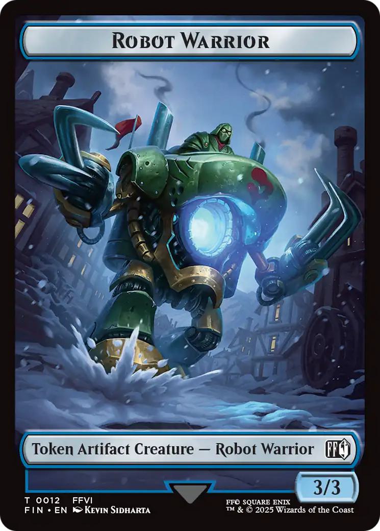 Robot Warrior Token (12) // Sephiroth, One-Winged Angel Emblem (24