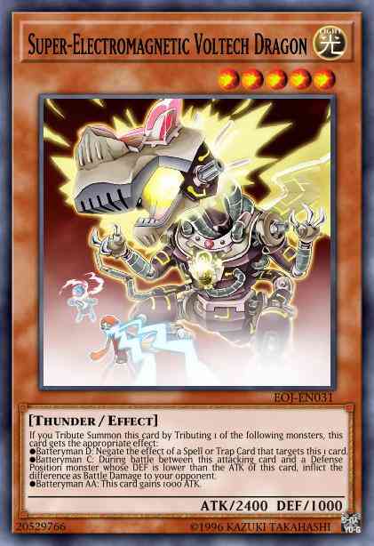 Super-Electromagnetic Voltech Dragon - EOJ-EN031 - Ultimate Rare - 1st Edition