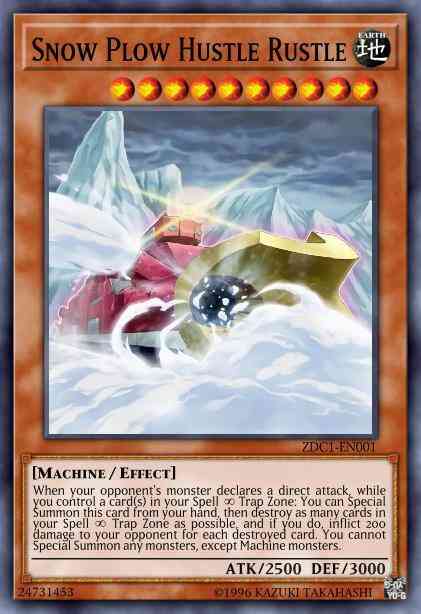 Snow Plow Hustle Rustle - ZDC1-EN001 - Ultra Rare - Limited