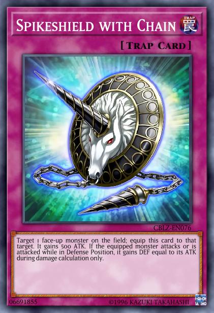 Spikeshield with Chain - BP02-EN214 - Rare - Unlimited