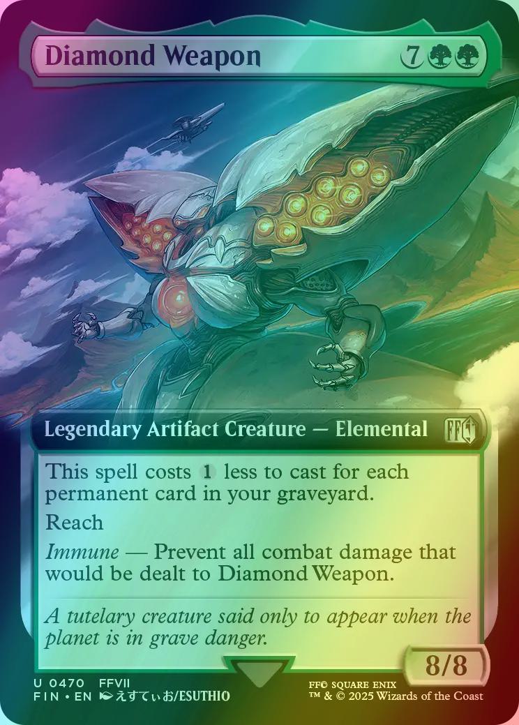 mtg final fantasy diamond weapon Magic The Gathering - Universes Beyond - Diamond Weapon - FINAL FANTASY