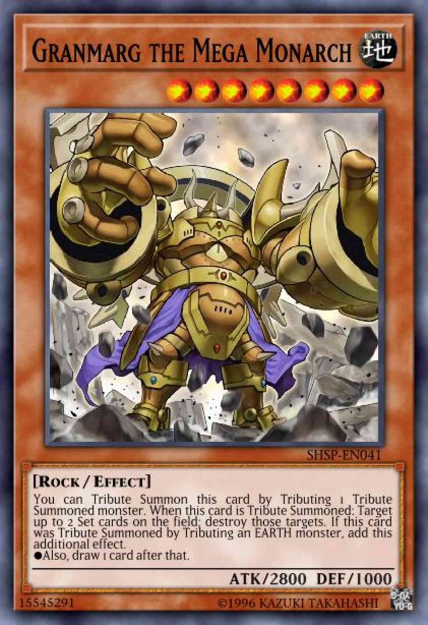 Granmarg the Mega Monarch - SHSP-EN041 - Secret Rare - 1st Edition