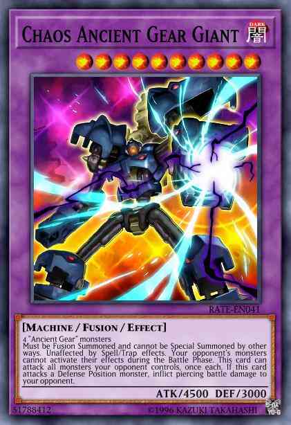 yugioh cards ancient gear Chaos Ancient Gear Giant - RATE-EN041 - Super Rare