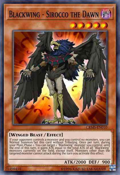 Blackwing - Sirocco the Dawn - TU04-EN003 - Super Rare - Unlimited