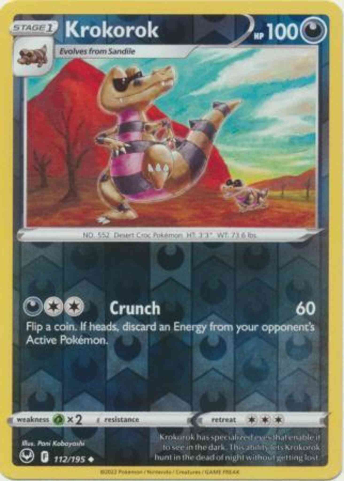 pokemon card krokorok Pokemon Card Krokorok AR 142/86 sv11B Black Bolt Japanese – GLIT Japanese  Hobby Shop