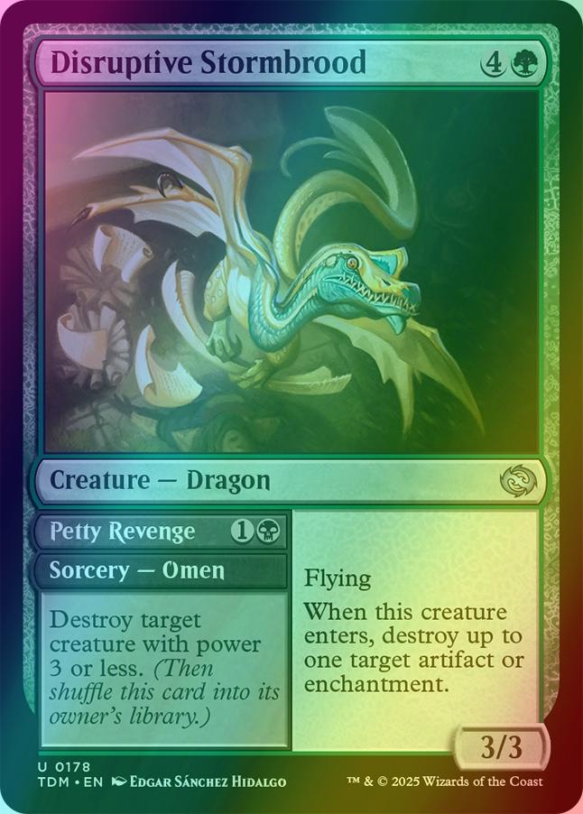 Disruptive Stormbrood // Petty Revenge [178] [Tarkir: Dragonstorm