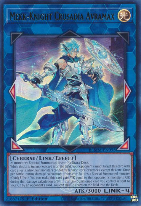 Mekk-Knight Crusadia Avramax - BLMM-EN095 - Ultra Rare - 1st Edition